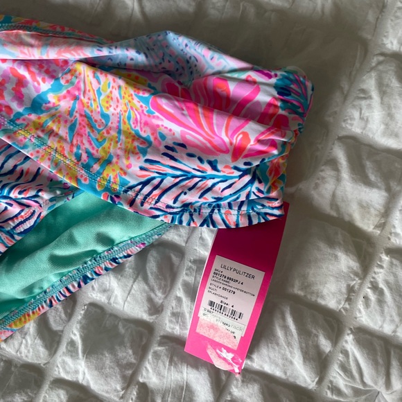 Lilly Pulitzer lagoon Bikini Bottom Vibrant Swimwear - Picture 4 of 11